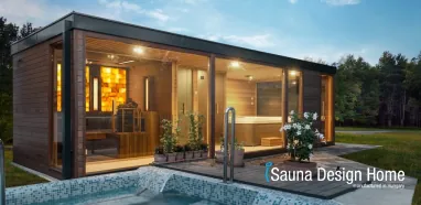 Garden sauna house Garden sauna house