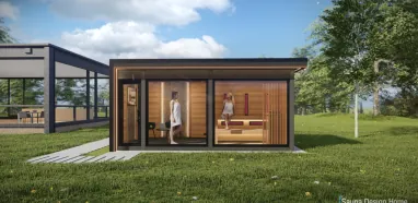 Modern sauna house Modern sauna house