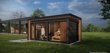 Modern sauna house Modern sauna house