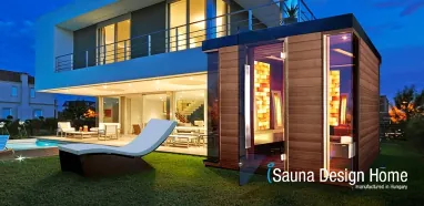 Combined outdoor sauna Combined outdoor sauna