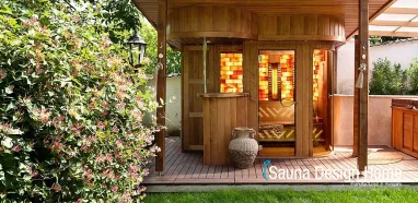 Classic sauna house building Classic sauna house building