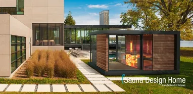 Luxury sauna house with combined sauna Luxury sauna house with combined sauna