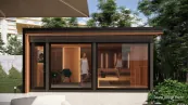 Modern sauna house Modern sauna house