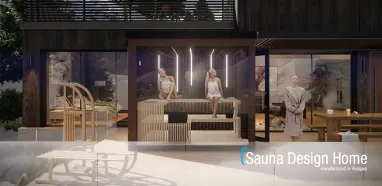 Outdoor luxury sauna Outdoor luxury sauna