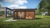 Modern sauna house Modern sauna house