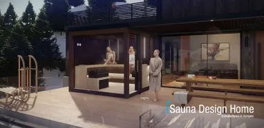 Outdoor finnish design sauna Outdoor finnish design sauna