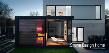 Wellness sauna house with relax terrace Wellness sauna house with relax terrace