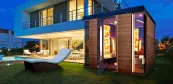 Combined outdoor sauna Combined outdoor sauna