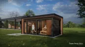Modern sauna house Modern sauna house