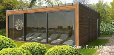 Premium outdoor wellness sauna Premium outdoor wellness sauna