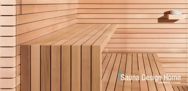 Individual Finnish sauna in minimal style Individual Finnish sauna in minimal style