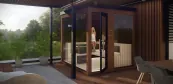 Custom built design sauna Custom built design sauna