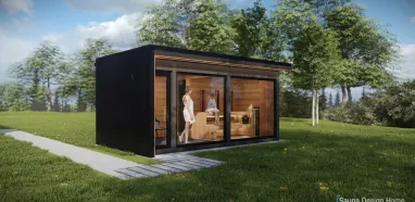 Modern sauna house Modern sauna house