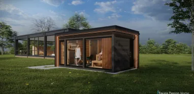 Modern sauna house Modern sauna house