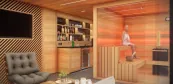 Design walls made of solid wood Design walls made of solid wood